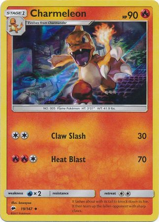 Charmeleon (19/147) (Premium Collection Promo) [Sun & Moon: Burning Shadows] | KingTCG.ca