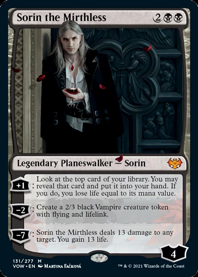 Sorin the Mirthless [Innistrad: Crimson Vow] | KingTCG.ca