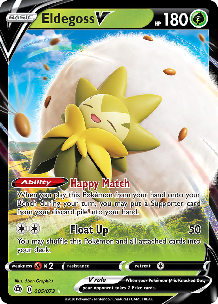 Eldegoss V (5/073) [Sword & Shield: Champion's Path] | KingTCG.ca