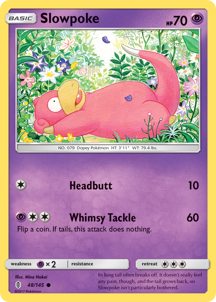 Slowpoke (48/145) [Sun & Moon: Guardians Rising] | KingTCG.ca