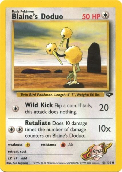 Blaine's Doduo (61/132) [Gym Challenge] | KingTCG.ca