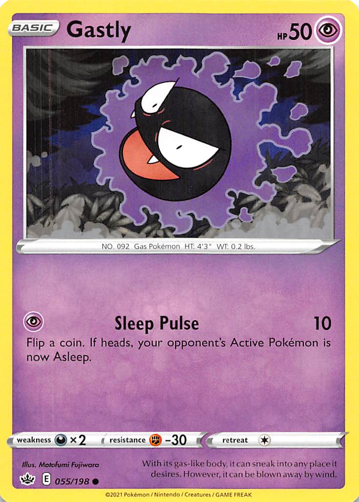 Gastly (055/198) [Sword & Shield: Chilling Reign] | KingTCG.ca