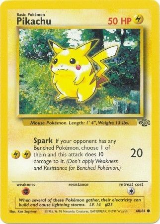 Pikachu (60/64) [Jungle] | KingTCG.ca