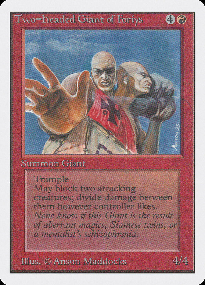 Two-Headed Giant of Foriys [Unlimited Edition] | KingTCG.ca