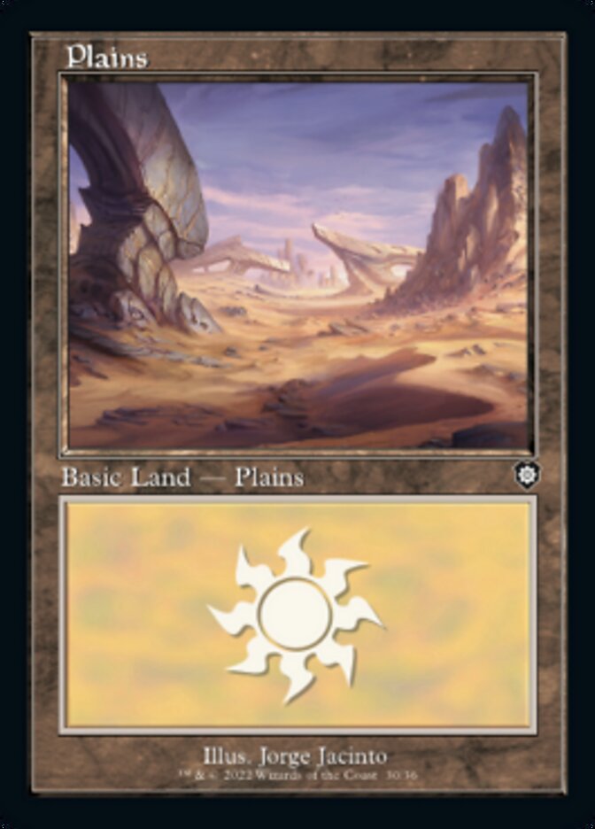 Plains (030) (Retro) [The Brothers' War Commander] | KingTCG.ca