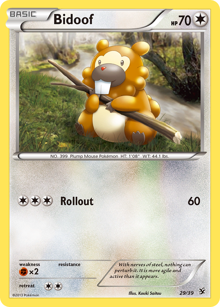 Bidoof (29/39) [XY: Kalos Starter Set] | KingTCG.ca