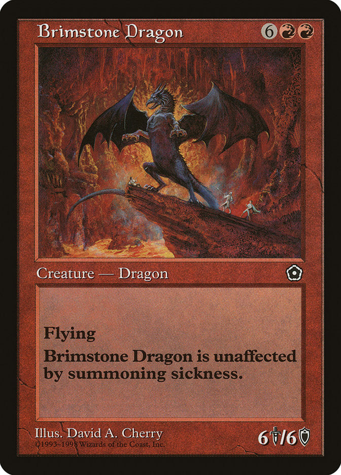 Brimstone Dragon [Portal Second Age] | KingTCG.ca