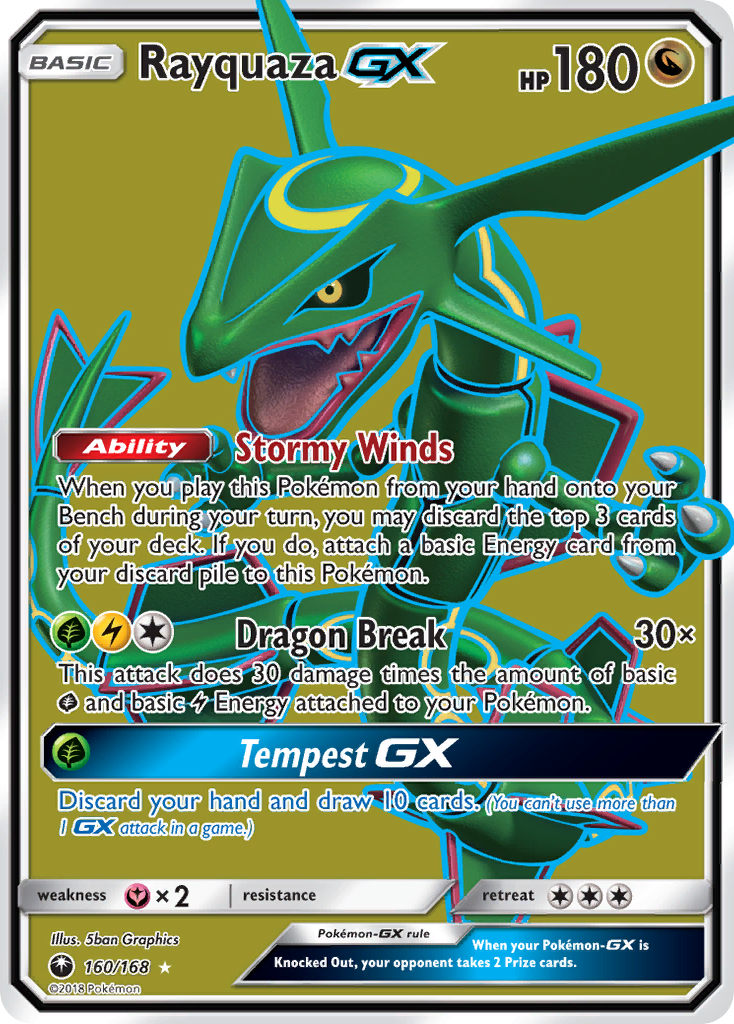 Rayquaza GX (160/168) [Sun & Moon: Celestial Storm] | KingTCG.ca