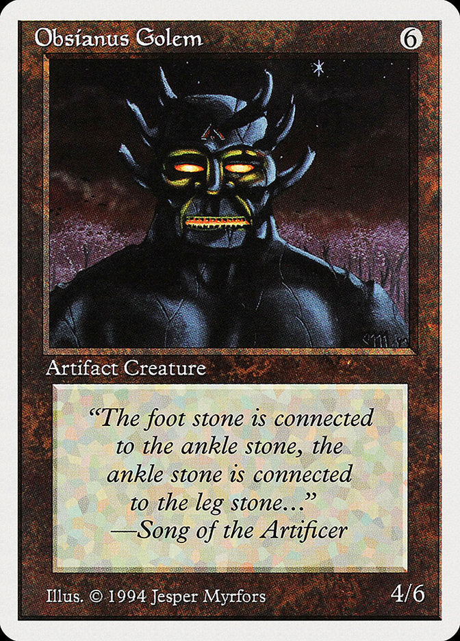 Obsianus Golem [Summer Magic / Edgar] | KingTCG.ca