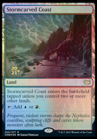 Stormcarved Coast [Innistrad: Crimson Vow Prerelease Promos] | KingTCG.ca