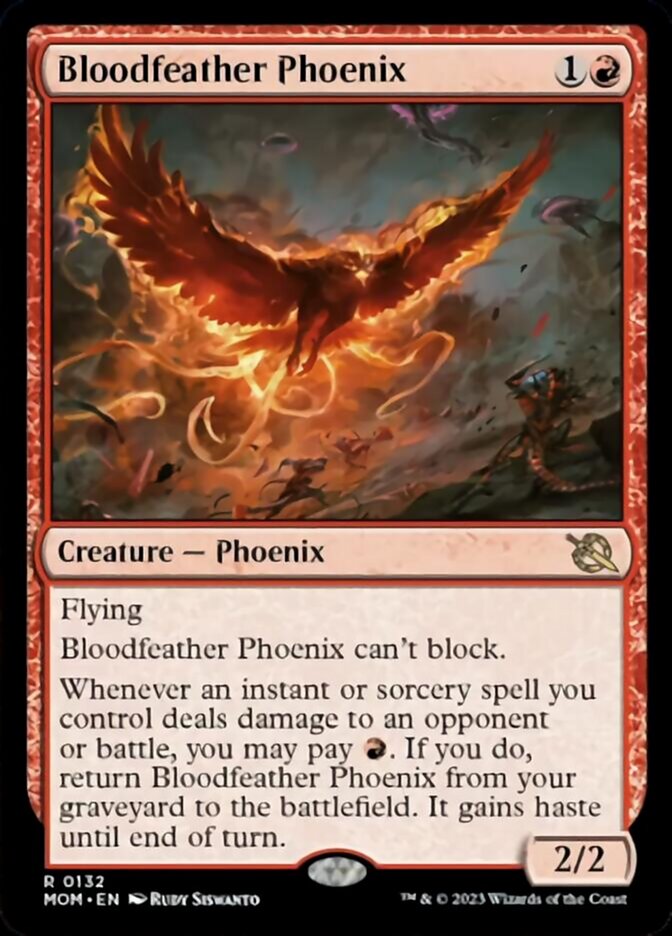 Bloodfeather Phoenix [March of the Machine] | KingTCG.ca