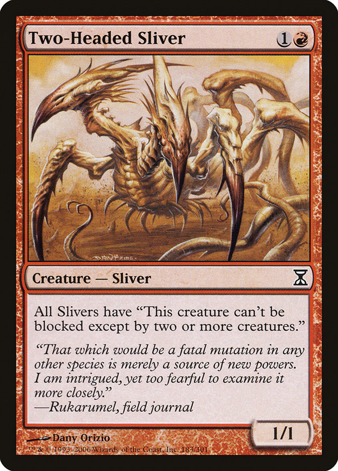 Two-Headed Sliver [Time Spiral] | KingTCG.ca