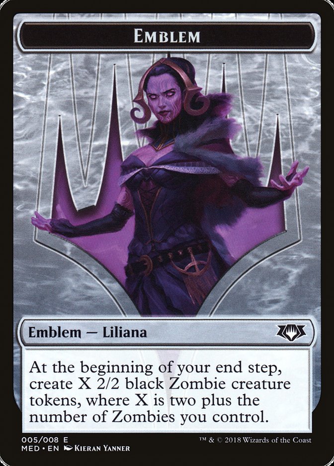 Emblem - Liliana, the Last Hope [Mythic Edition Tokens] | KingTCG.ca