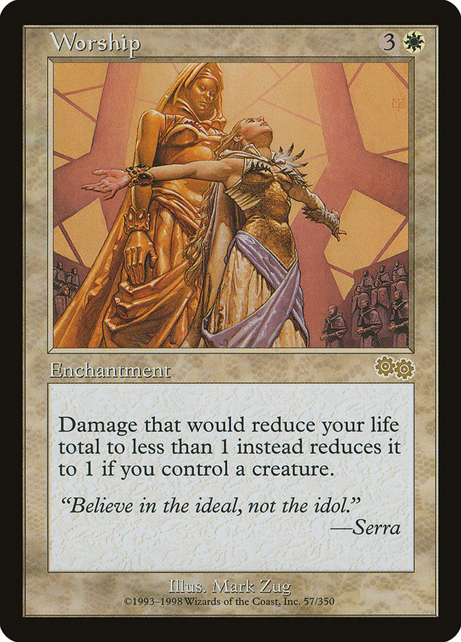 Worship [Urza's Saga] | KingTCG.ca