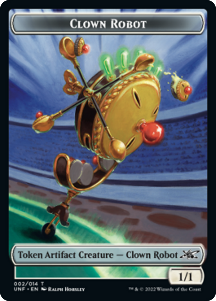 Clown Robot (002) // Balloon Double-sided Token [Unfinity Tokens] | KingTCG.ca