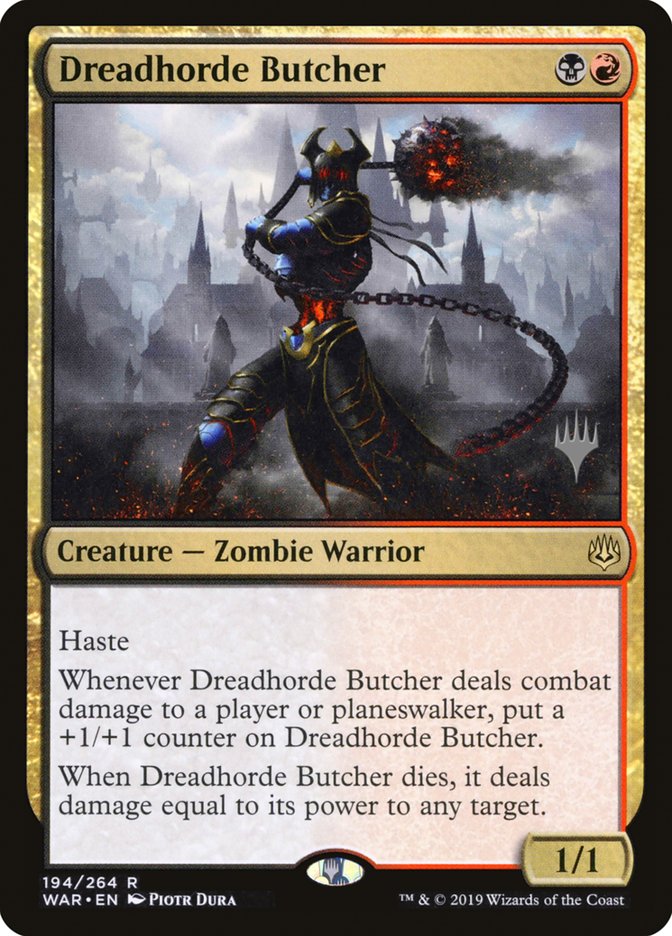 Dreadhorde Butcher [War of the Spark Promos] | KingTCG.ca