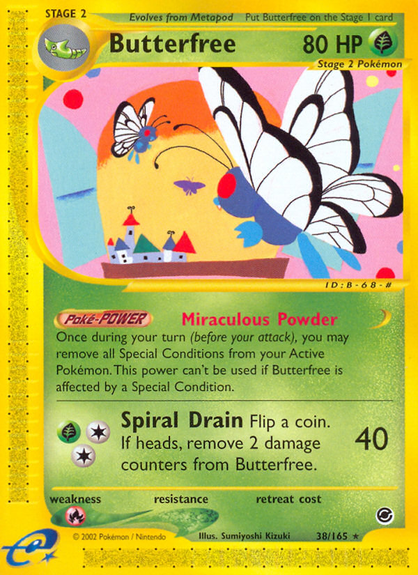 Butterfree (38/165) [Expedition: Base Set] | KingTCG.ca