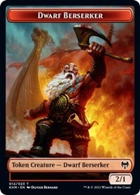 Dwarf Berserker // Koma's Coil Double-sided Token [Kaldheim Tokens] | KingTCG.ca