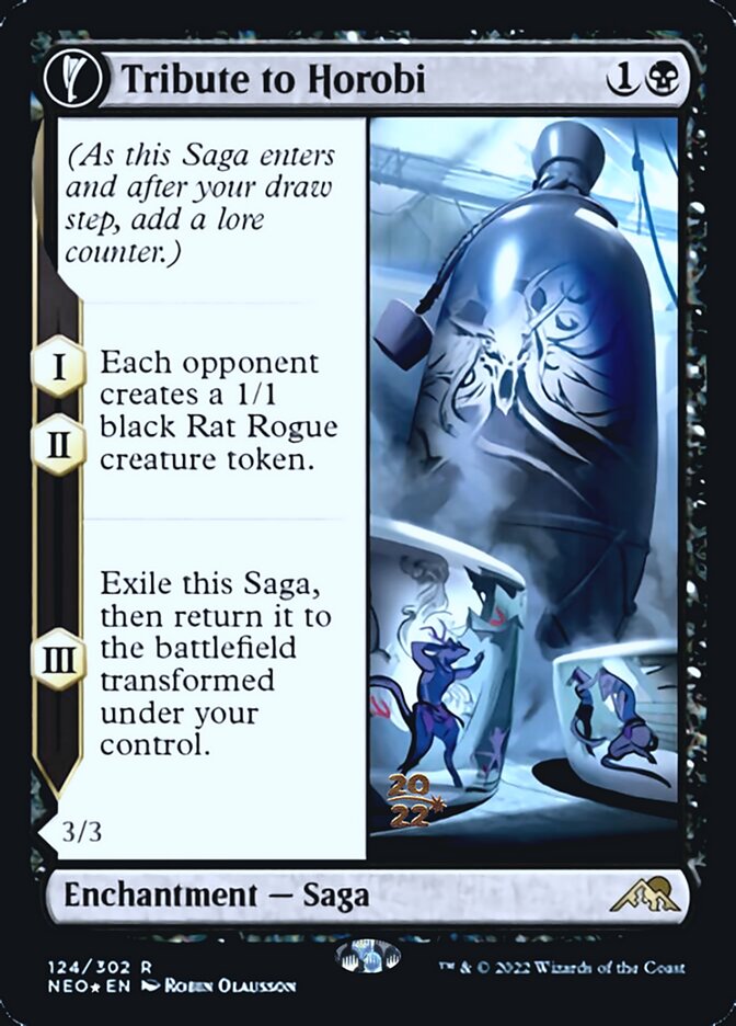 Tribute to Horobi // Echo of Death's Wail [Kamigawa: Neon Dynasty Prerelease Promos] | KingTCG.ca