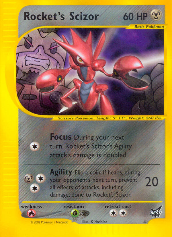 Rocket's Scizor (4) [Best of Promos] | KingTCG.ca