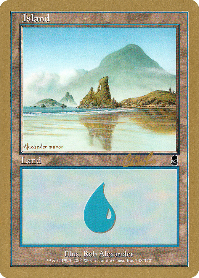 Island (cr338) (Carlos Romao) [World Championship Decks 2002] | KingTCG.ca