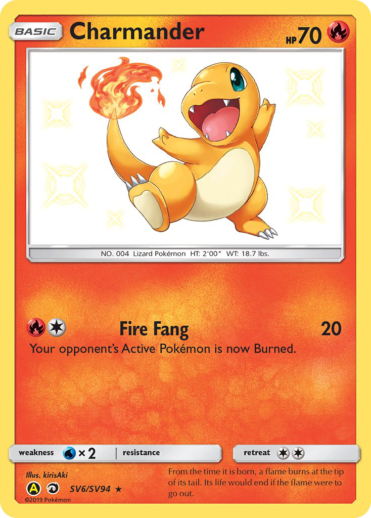 Charmander (SV6/SV94) [Sun & Moon: Hidden Fates - Shiny Vault] | KingTCG.ca