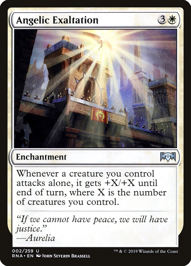 Angelic Exaltation [Ravnica Allegiance] | KingTCG.ca