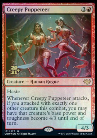 Creepy Puppeteer [Innistrad: Crimson Vow Prerelease Promos] | KingTCG.ca