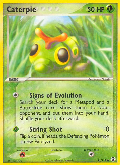 Caterpie (56/112) [EX: FireRed & LeafGreen] | KingTCG.ca