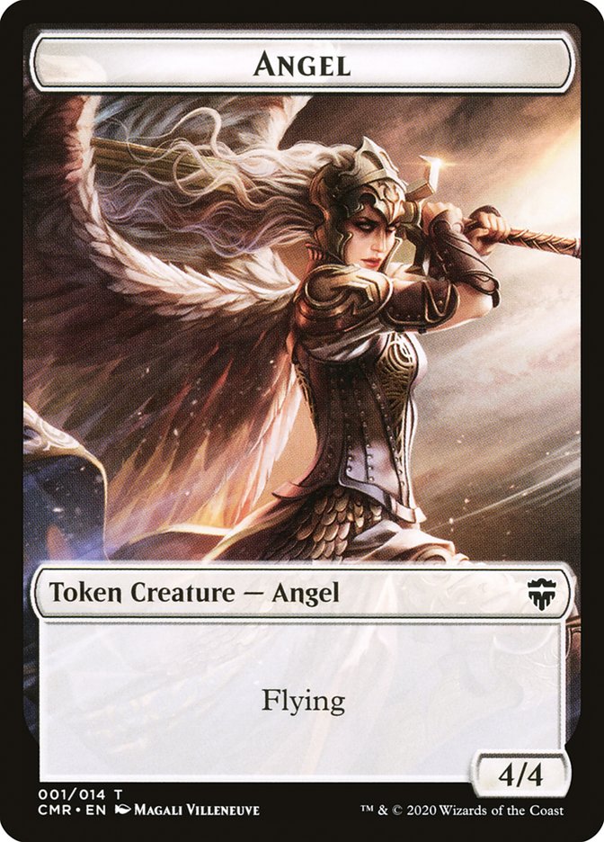 Angel // Treasure Token [Commander Legends Tokens] | KingTCG.ca