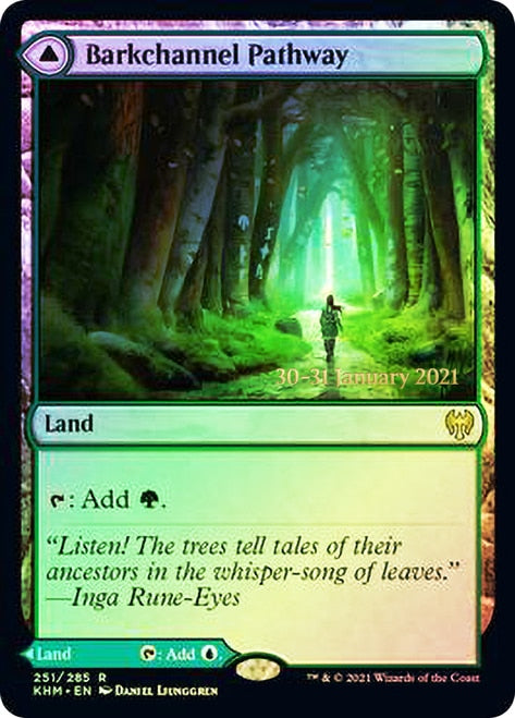 Barkchannel Pathway // Tidechannel Pathway  [Kaldheim Prerelease Promos] | KingTCG.ca