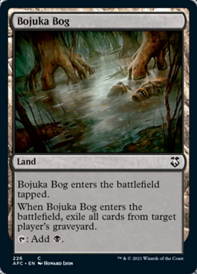 Bojuka Bog [Dungeons & Dragons: Adventures in the Forgotten Realms Commander] | KingTCG.ca