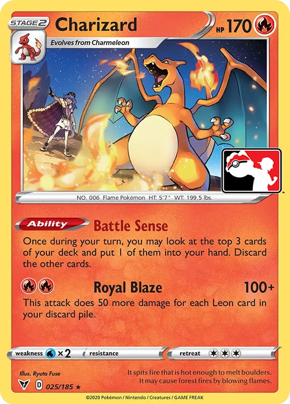 Charizard (025/185) [Prize Pack Series One] | KingTCG.ca