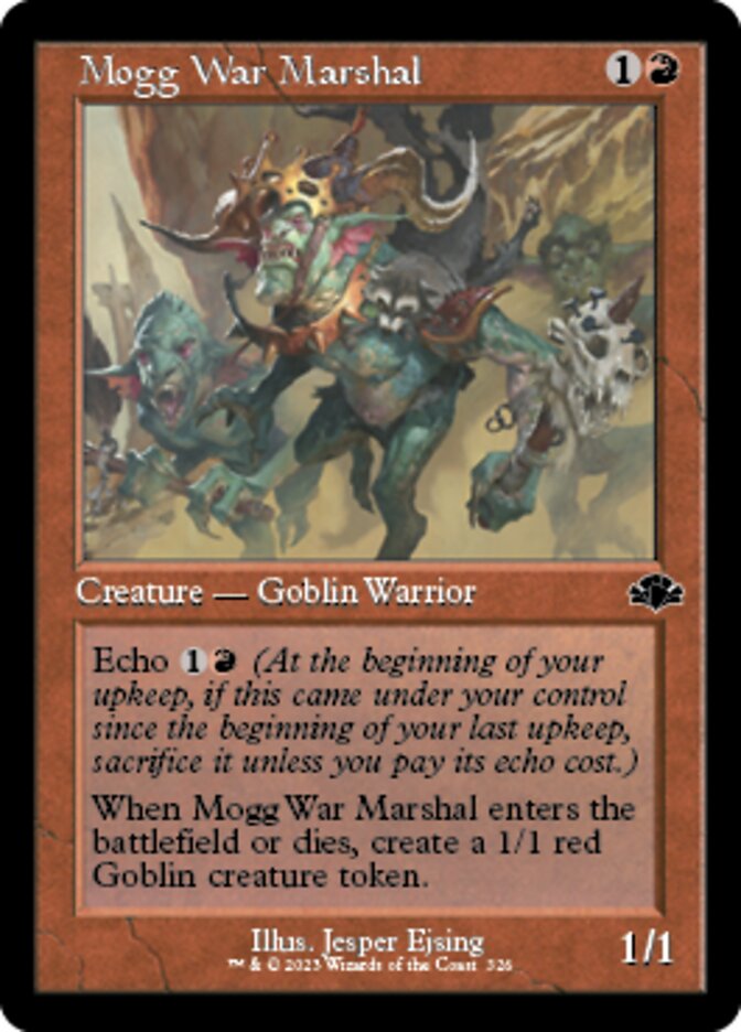 Mogg War Marshal (Retro) [Dominaria Remastered] | KingTCG.ca