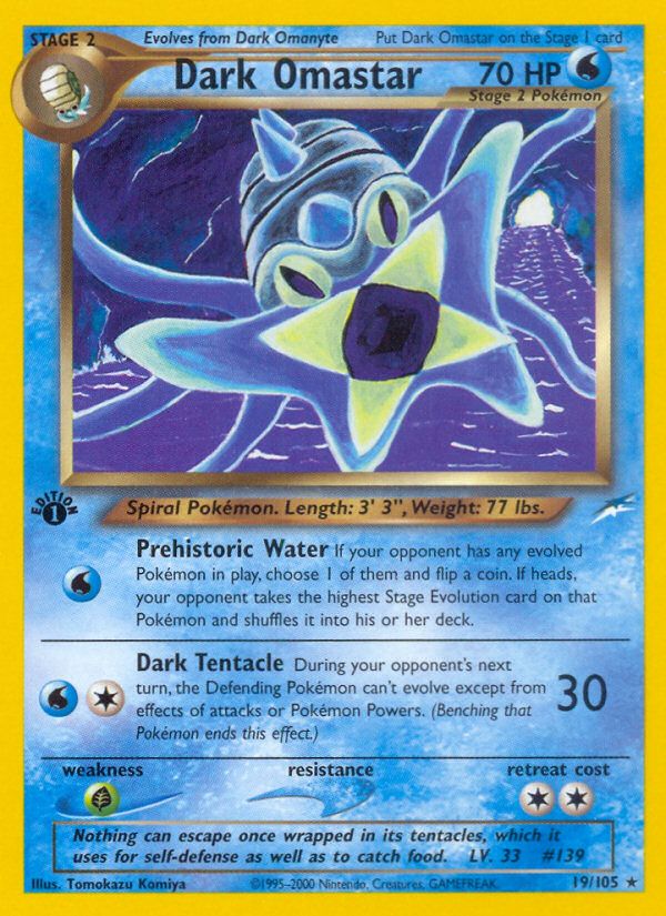 Dark Omastar (19/105) [Neo Destiny 1st Edition] | KingTCG.ca