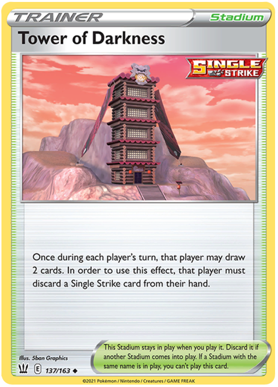 Tower of Darkness (137/163) [Sword & Shield: Battle Styles] | KingTCG.ca