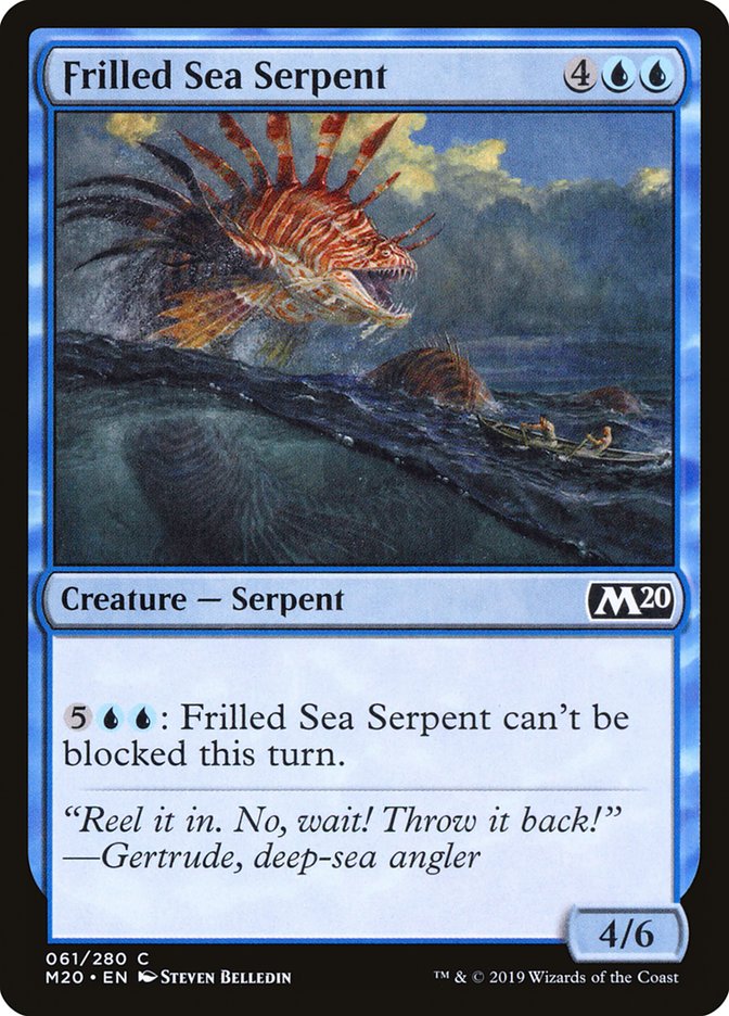 Frilled Sea Serpent [Core Set 2020] | KingTCG.ca