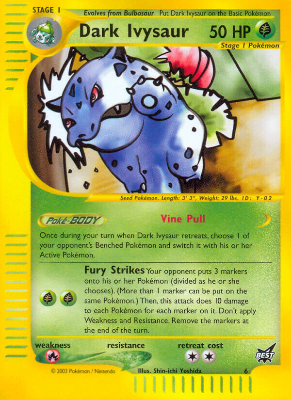 Dark Ivysaur (6) [Best of Promos] | KingTCG.ca