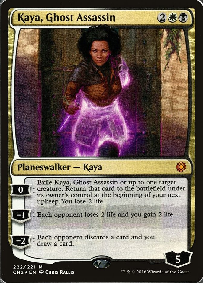 Kaya, Ghost Assassin (222/221) [Conspiracy: Take the Crown] | KingTCG.ca