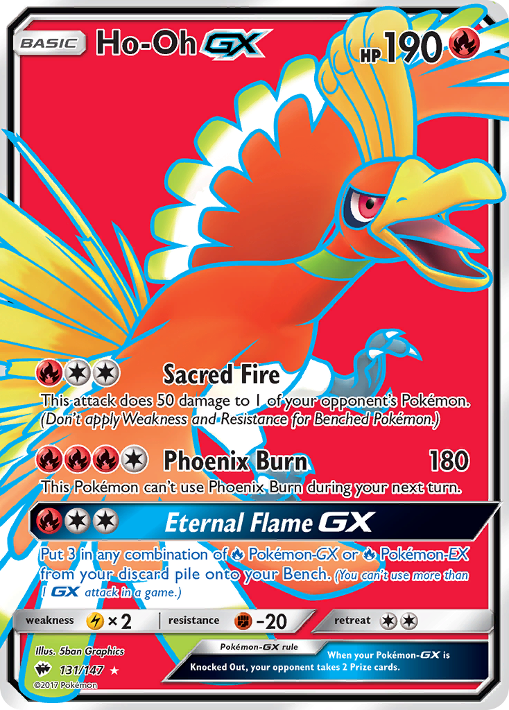 Ho-Oh GX (131/147) [Sun & Moon: Burning Shadows] | KingTCG.ca