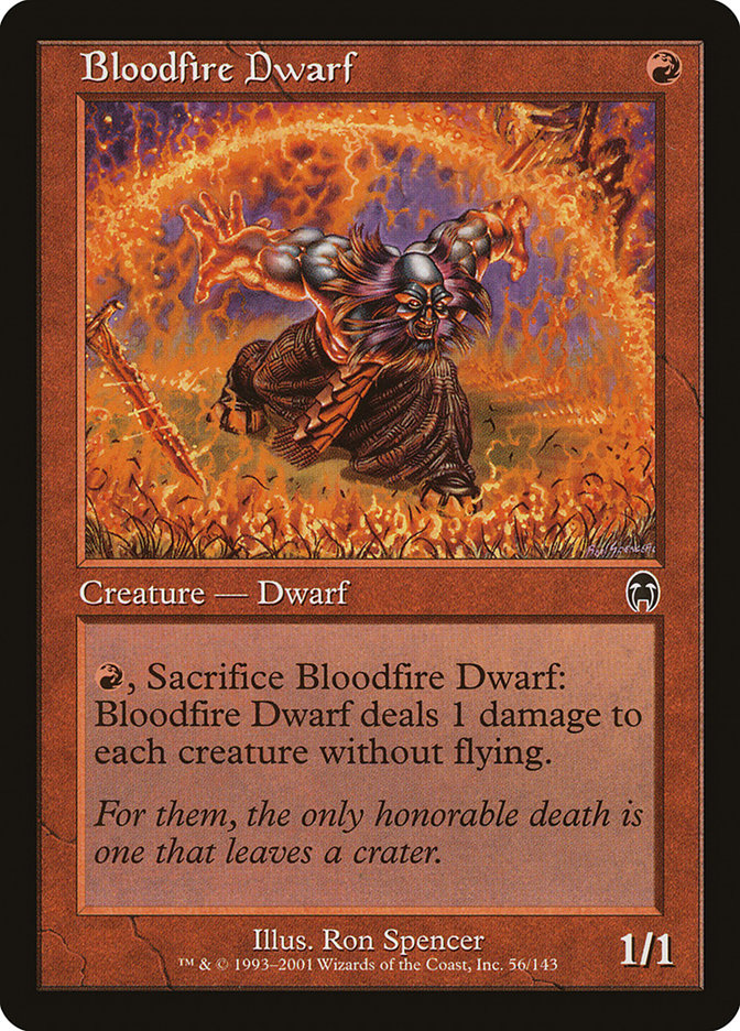 Bloodfire Dwarf [Apocalypse] | KingTCG.ca