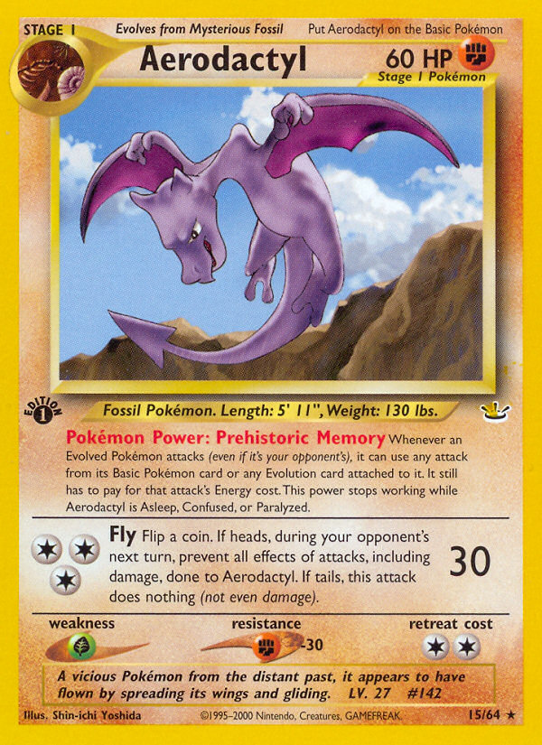 Aerodactyl (15/64) [Neo Revelation 1st Edition] | KingTCG.ca