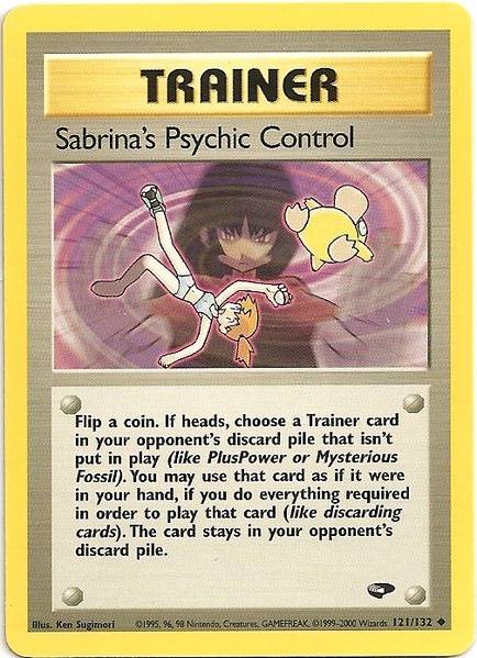 Sabrina's Psychic Control (121/132) [Gym Challenge] | KingTCG.ca