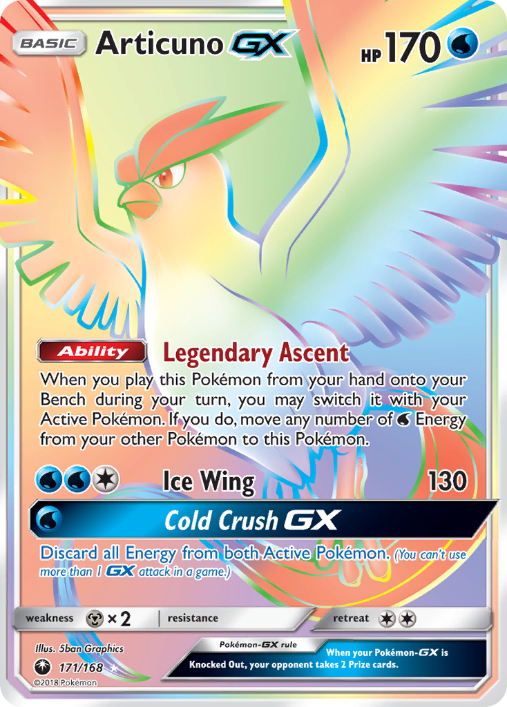 Articuno GX (171/168) [Sun & Moon: Celestial Storm] | KingTCG.ca