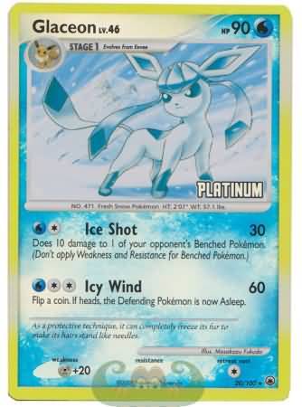 Glaceon (20/100) [Burger King Promos: 2009 Collection] | KingTCG.ca