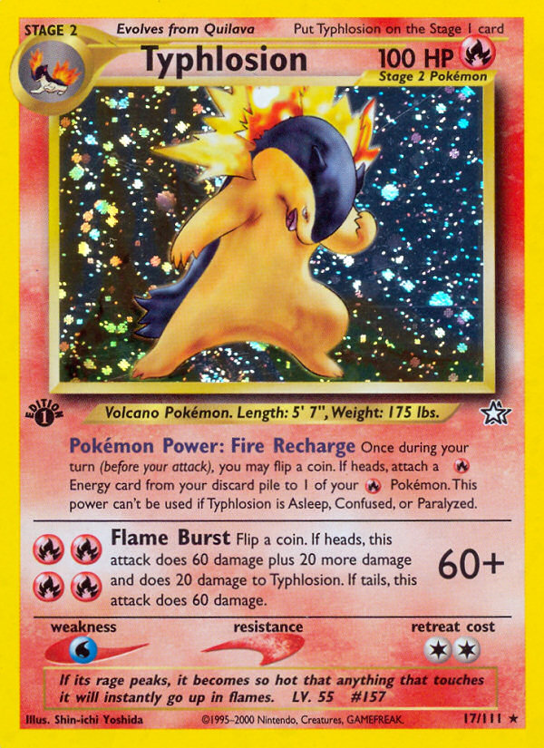 Typhlosion (17/111) [Neo Genesis 1st Edition] | KingTCG.ca