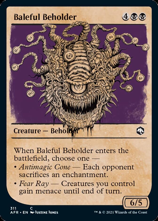 Baleful Beholder (Showcase) [Dungeons & Dragons: Adventures in the Forgotten Realms] | KingTCG.ca