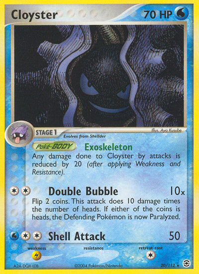 Cloyster (20/112) [EX: FireRed & LeafGreen] | KingTCG.ca