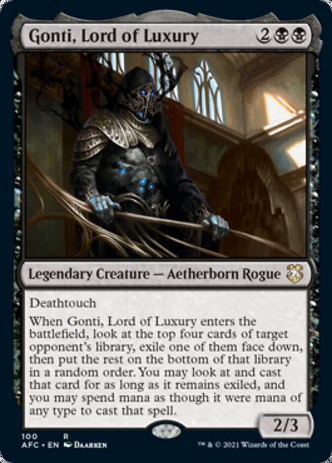 Gonti, Lord of Luxury [Dungeons & Dragons: Adventures in the Forgotten Realms Commander] | KingTCG.ca