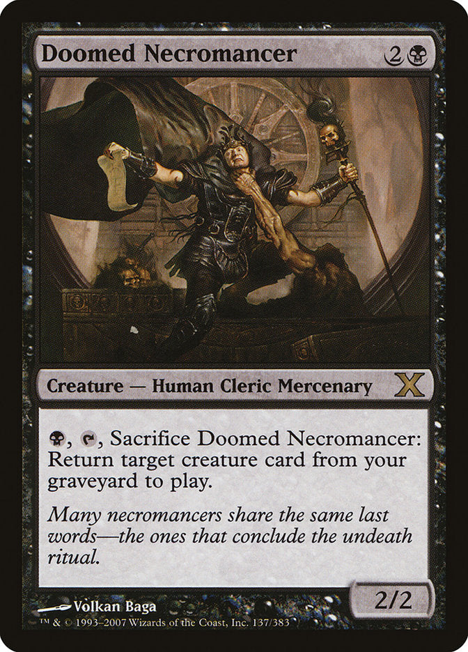 Doomed Necromancer [Tenth Edition] | KingTCG.ca